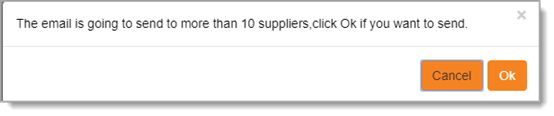 Send to more than 10 suppliers